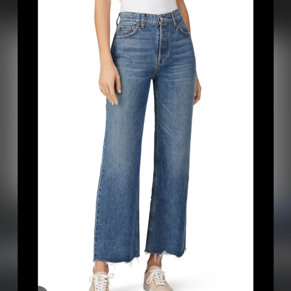 Reformation Loose Ankle Flare Jeans